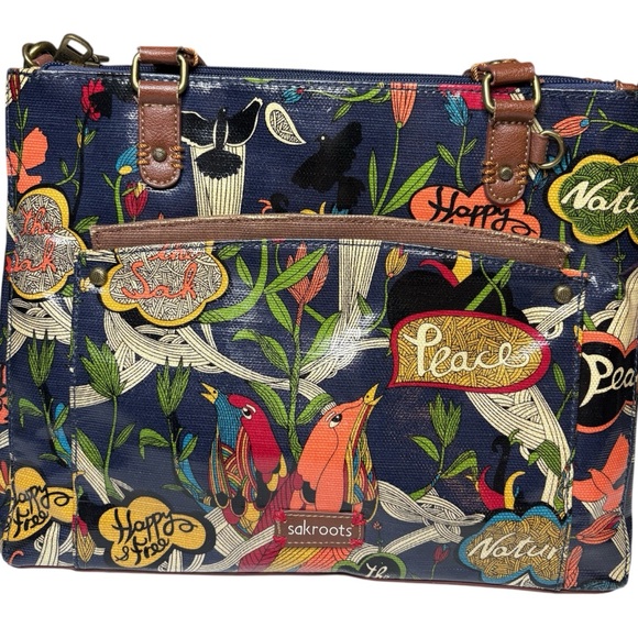 Sakroots River Peace Birds Purse - Picture 2 of 10